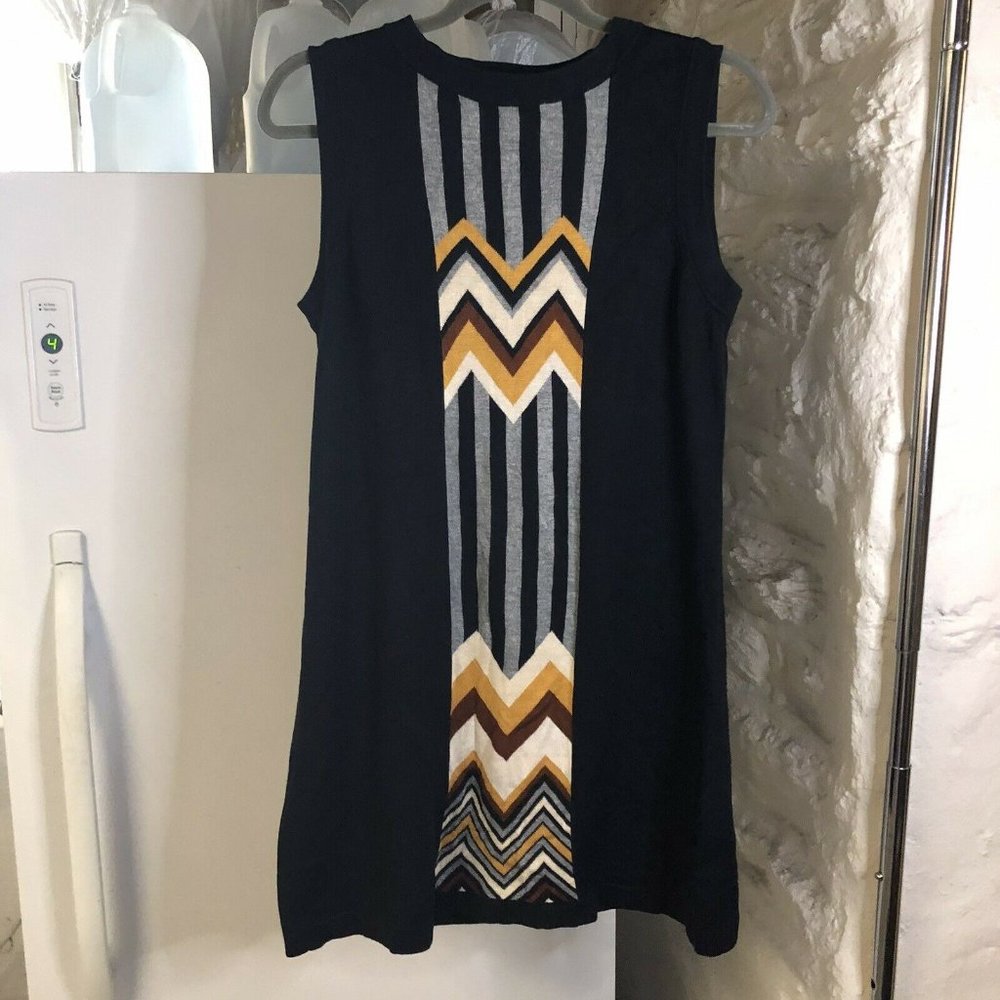 Missoni Woman’s Shift Dress M Rayon Chevron/Stripe